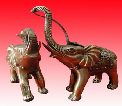 铜雕大象与护肤品 艺术与美的跨界对话