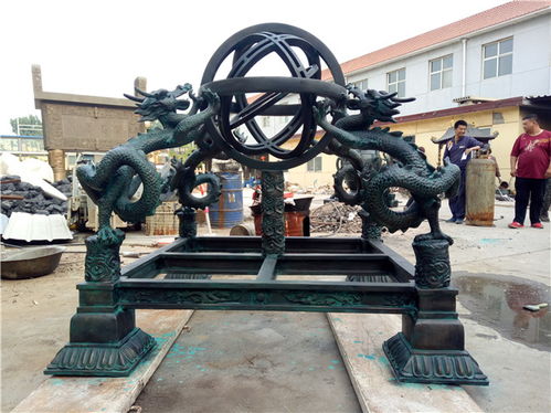 匠心传承 北海领航工艺品厂的做旧浑天仪铜雕艺术